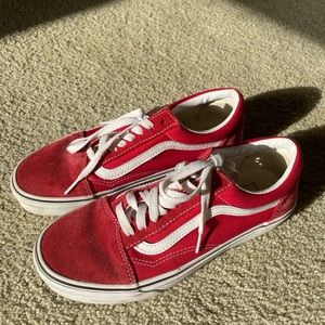 Red Old Skool Vans